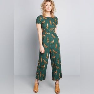 Cheetah Print Jumpsuit